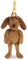 Aurora Dr. Suess Christmas Plush 2 Piece Bundle of 16" Grinch Santa with His Dog Max